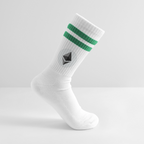 Ethereum Logo (Original) - Tennissocken - Weiß/Grün