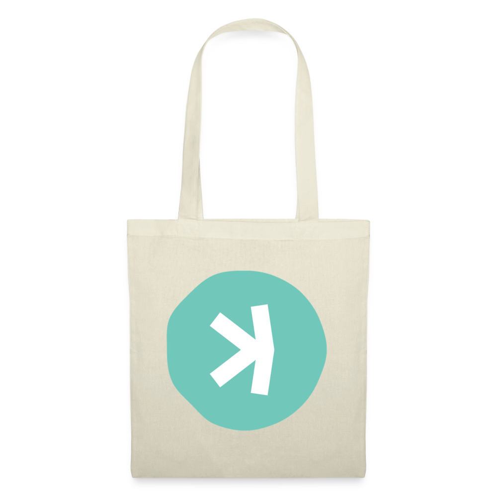 Kaspa Logo hell (Original) - Stofftasche - Natur