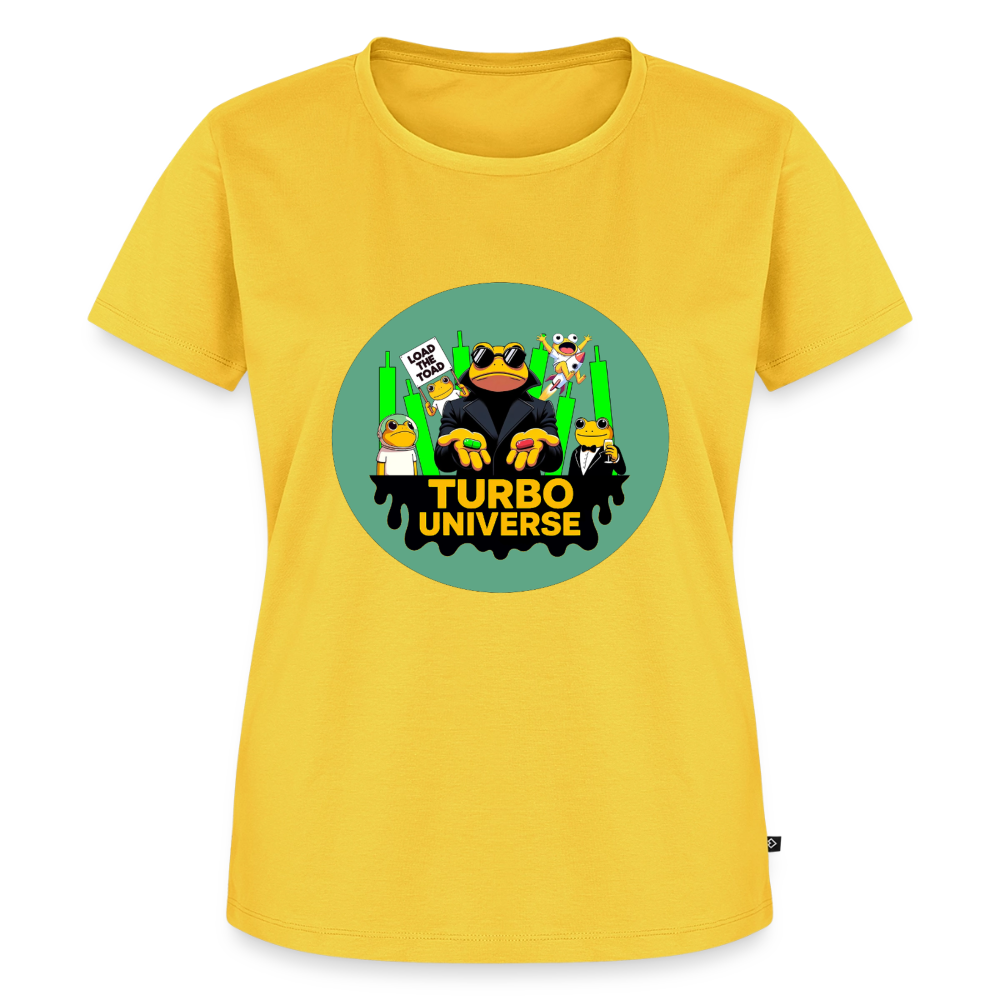 Turbo Universe (Fan-Art) - Damen T-Shirt Premium - Sonnengelb