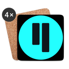 Qubic Logo (Original) - Untersetzer (4er-Set) - Weiß