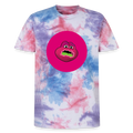 Jerry The Turtle Logo (Remix-Design) - Unisex T-Shirt Premium Tie Dye - Pink/Lila/Blau