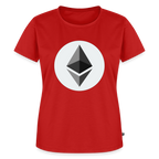 Ethereum Logo (Original) - Damen T-Shirt Premium - Rot