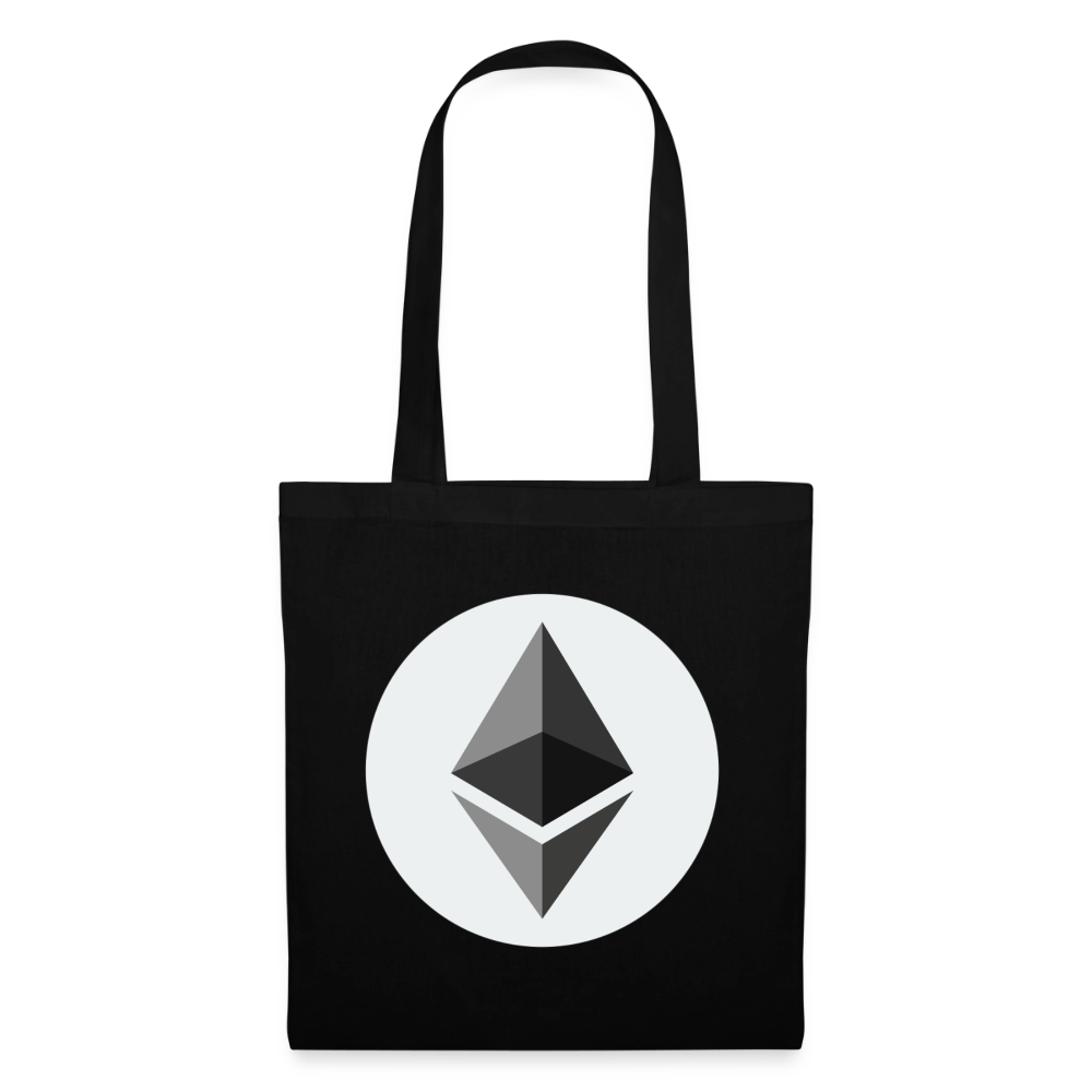 Ethereum Logo (Original) - Stofftasche - Schwarz