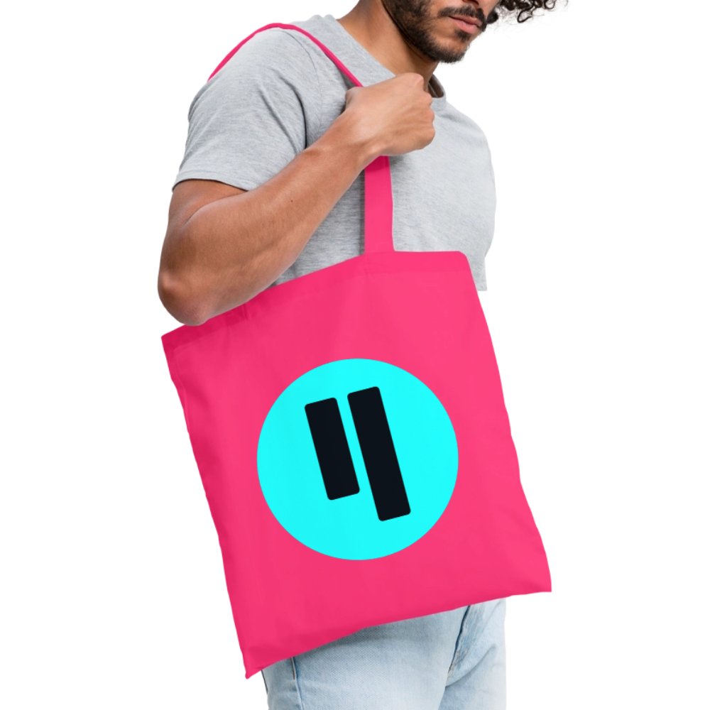 Qubic Logo (Original) - Stofftasche - Azalea