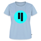 Qubic Logo (Original) - Damen T-Shirt Premium - Hellblau