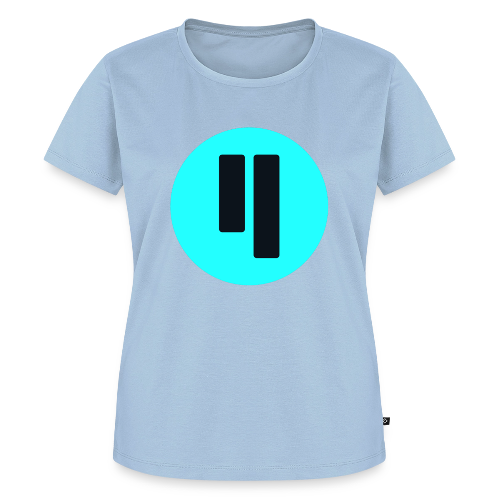 Qubic Logo (Original) - Damen T-Shirt Premium - Hellblau