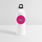 Jerry The Turtle Logo (Remix-Design) - Trinkflasche mit Karabiner 750 ml - Weiß