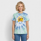 Turbo Logo (Original) - Unisex T-Shirt Premium Tie Dye - Spiralblau