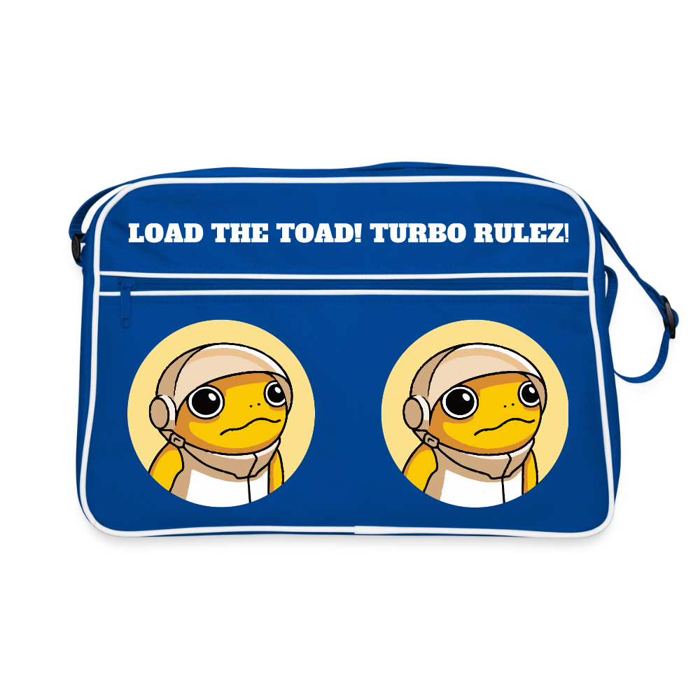 Turbo Rulez (Original) - Retro Tasche - Blau/Weiß