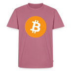 Bitcoin Logo (Original) - Herren T-Shirt Premium - Mauve
