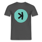 Kaspa Logo dunkel (Original) - Herren T-Shirt - Anthrazit