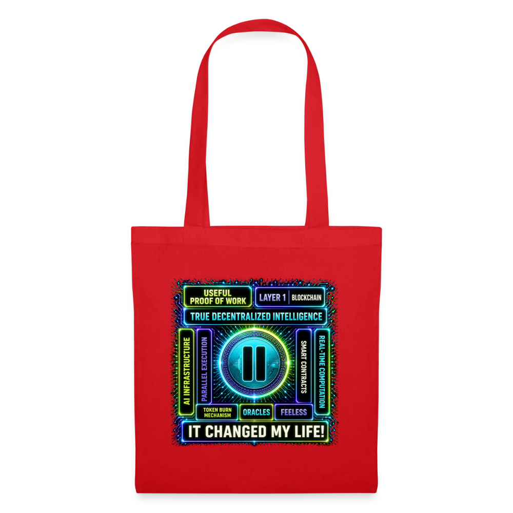 Qubic Changed Life (Fan-Art) - Stofftasche - Rot