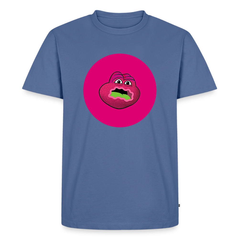Jerry The Turtle Logo (Remix-Design) - Herren T-Shirt Premium - Taubenblau