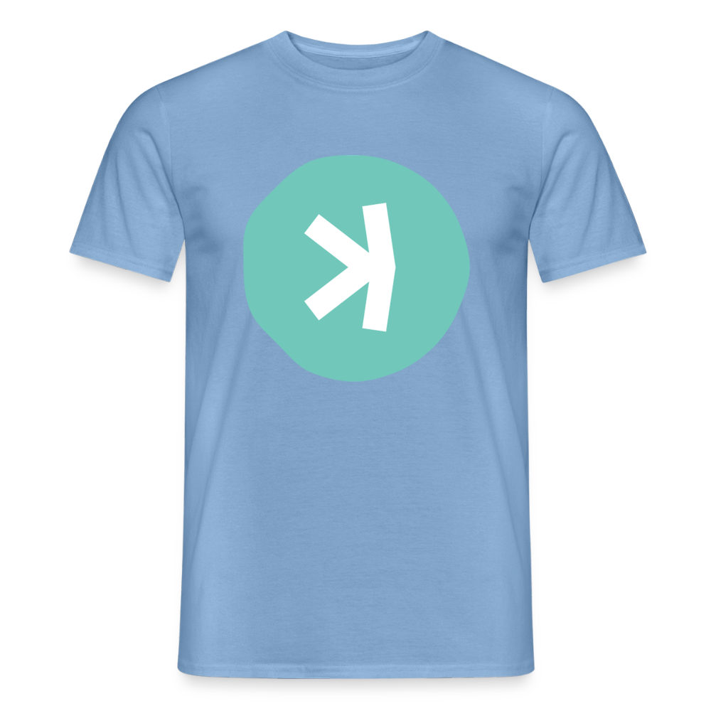 Kaspa Logo hell (Original) - Herren T-Shirt - Carolina Blue