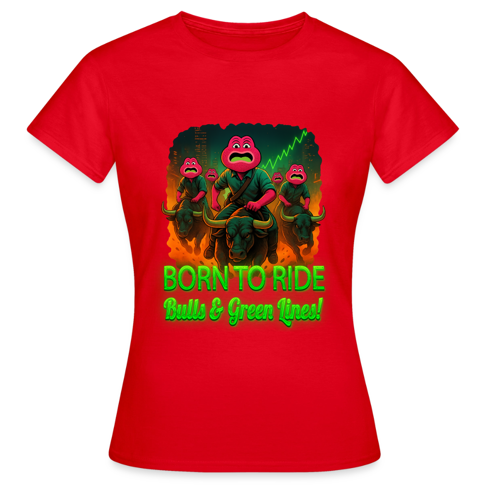 Jerry Born to Ride (Fan-Art) - Damen T-Shirt - Rot