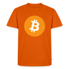 Bitcoin Logo (Original) - Herren T-Shirt Premium - Orange 