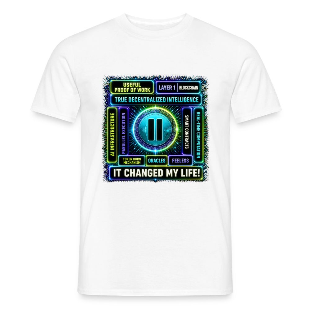 Qubic Changed Life (Fan-Art) - Herren T-Shirt - Weiß