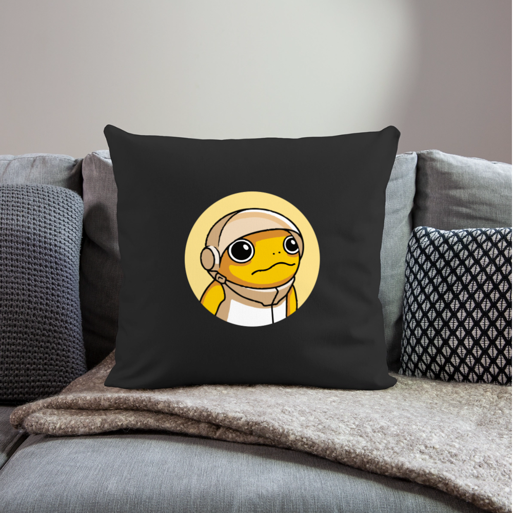 Turbo Logo (Original) - Polster 44 x 44 cm - Schwarz