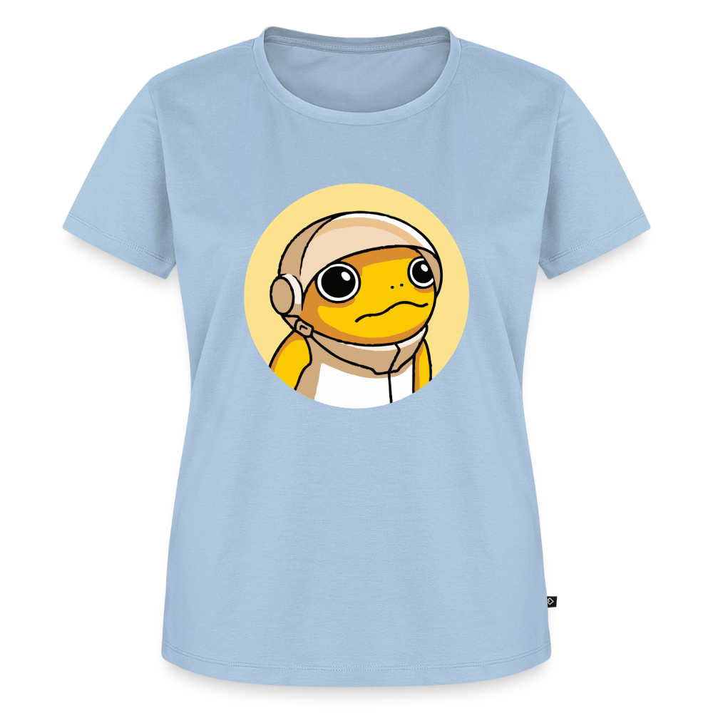 Turbo Logo (Original) - Damen T-Shirt Premium - Hellblau