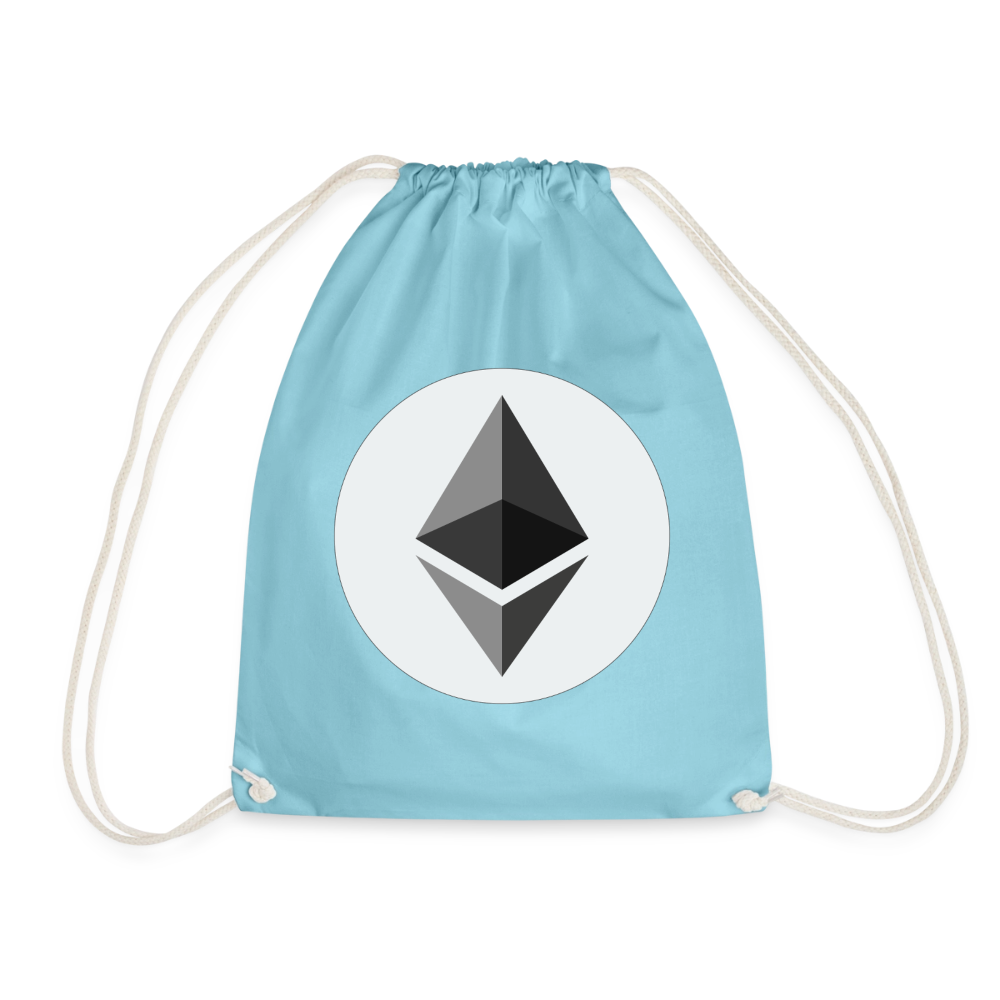 Ethereum Logo (Original) - Turnbeutel - Aqua