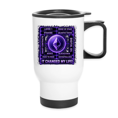 Ethereum Changed Life (Fan-Art) - Thermobecher - Weiß