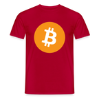 Bitcoin Logo (Original) - Herren T-Shirt - Rot