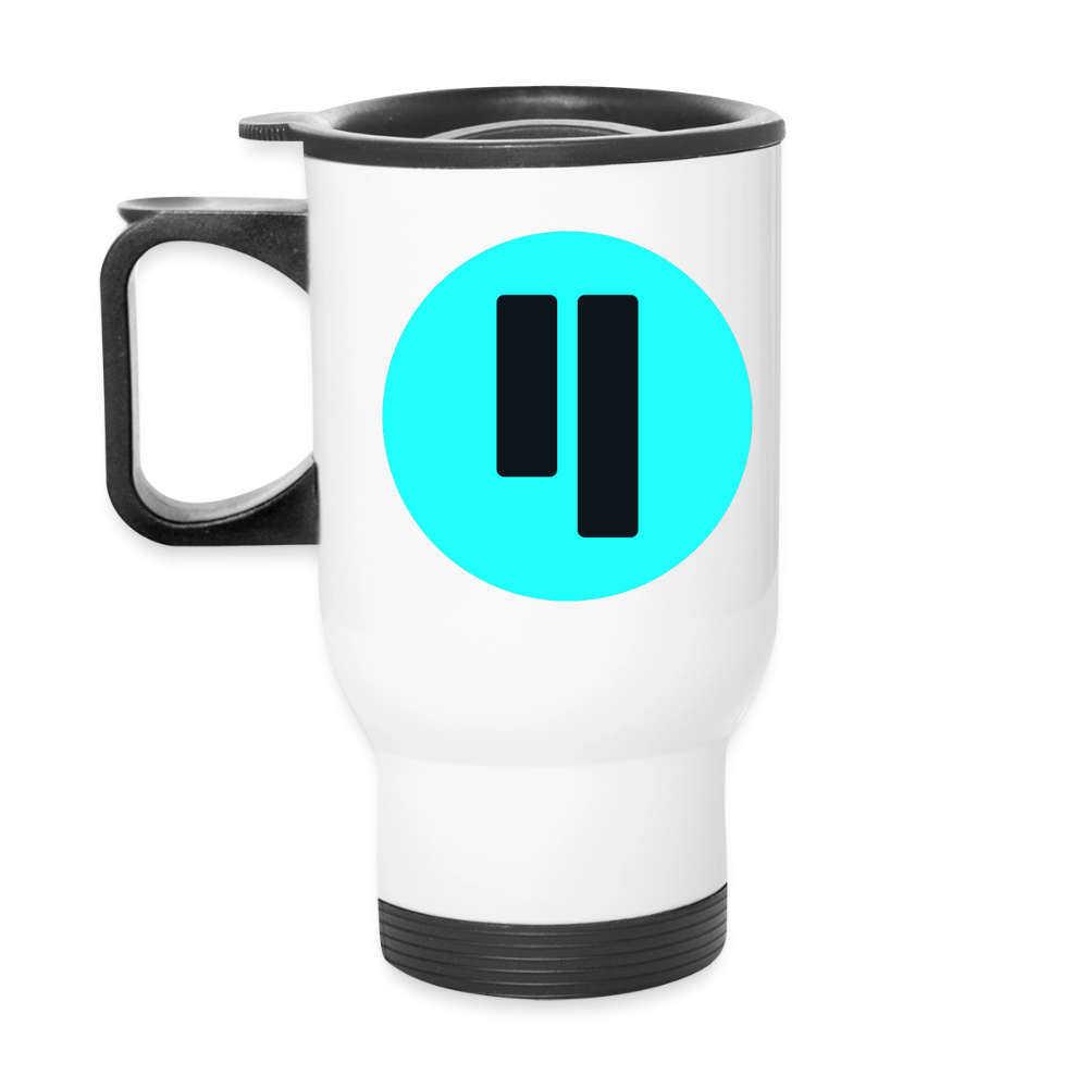 Qubic Logo (Original) - Thermobecher - Weiß