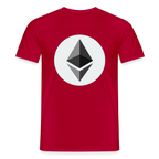 Ethereum Logo (Original) - Herren T-Shirt - Rot