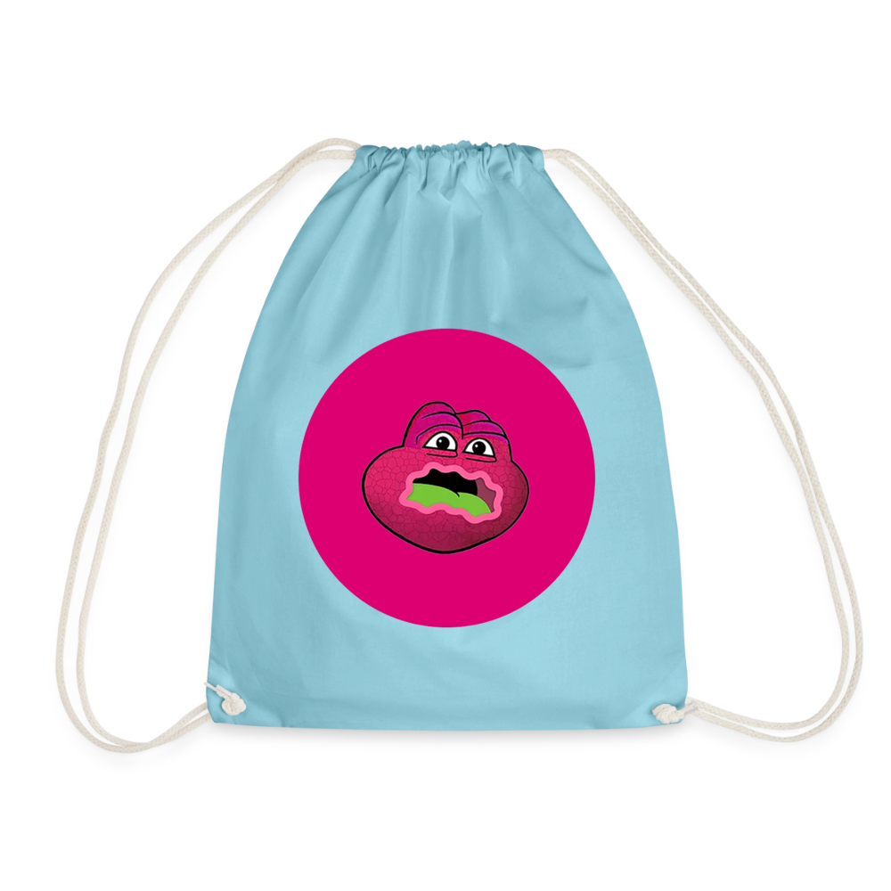 Jerry The Turtle Logo (Remix-Design) - Turnbeutel - Aqua
