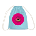 Jerry The Turtle Logo (Remix-Design) - Turnbeutel - Aqua