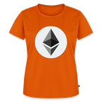 Ethereum Logo (Original) - Damen T-Shirt Premium - Orange 