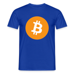 Bitcoin Logo (Original) - Herren T-Shirt - Dunkelblau