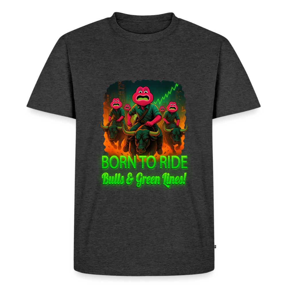 Jerry Born to Ride (Fan-Art) - Herren T-Shirt Premium - Anthrazit meliert