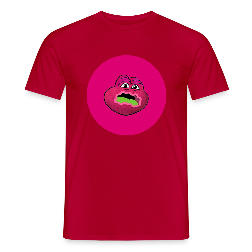 Jerry The Turtle Logo (Remix-Design) - Herren T-Shirt - Rot