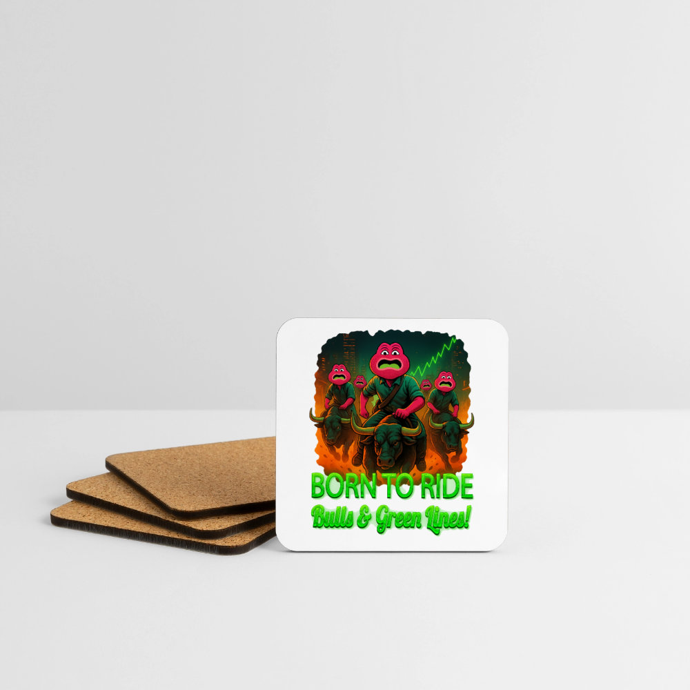 Jerry Born to Ride (Fan-Art) - Untersetzer (4er-Set) - Weiß