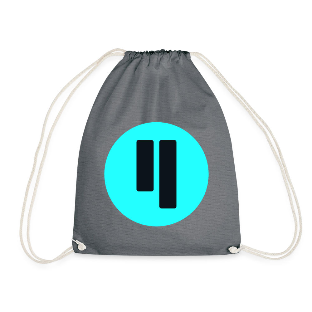 Qubic Logo (Original) - Turnbeutel - Grau
