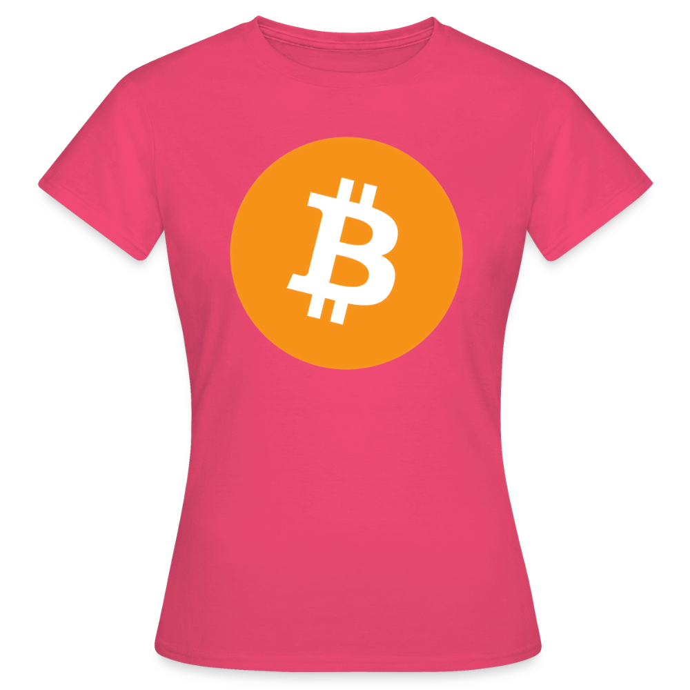 Bitcoin Logo (Original) - Damen T-Shirt - Azalea