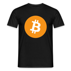 Bitcoin Logo (Original) - Herren T-Shirt - Schwarz