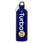Turbo Full Logo (Original) - Trinkflasche mit Karabiner 750 ml - Königsblau