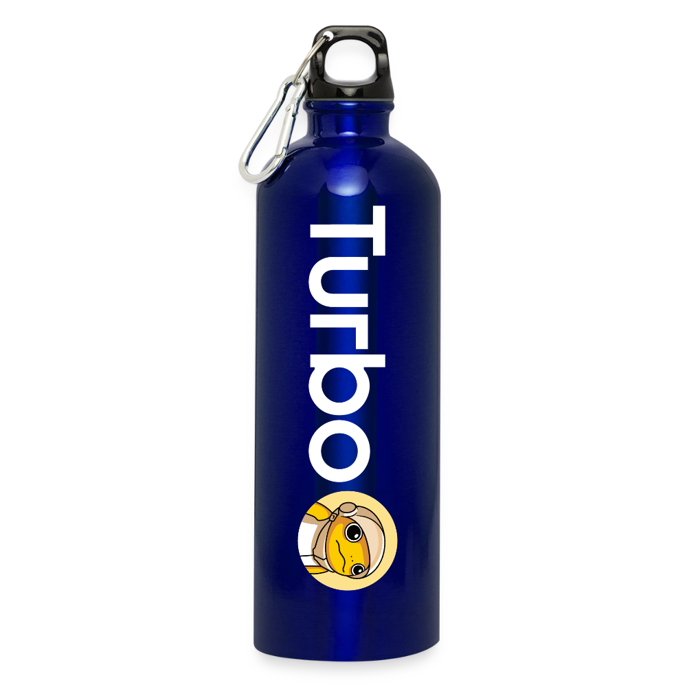 Turbo Full Logo (Original) - Trinkflasche mit Karabiner 750 ml - Königsblau
