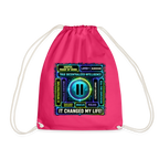 Qubic Changed Life (Fan-Art) - Turnbeutel - Fuchsia