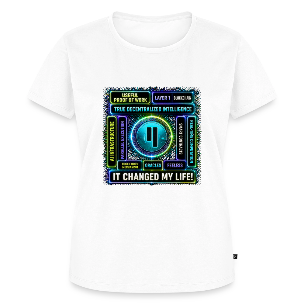 Qubic Changed Life (Fan-Art) - Damen T-Shirt Premium - Weiß