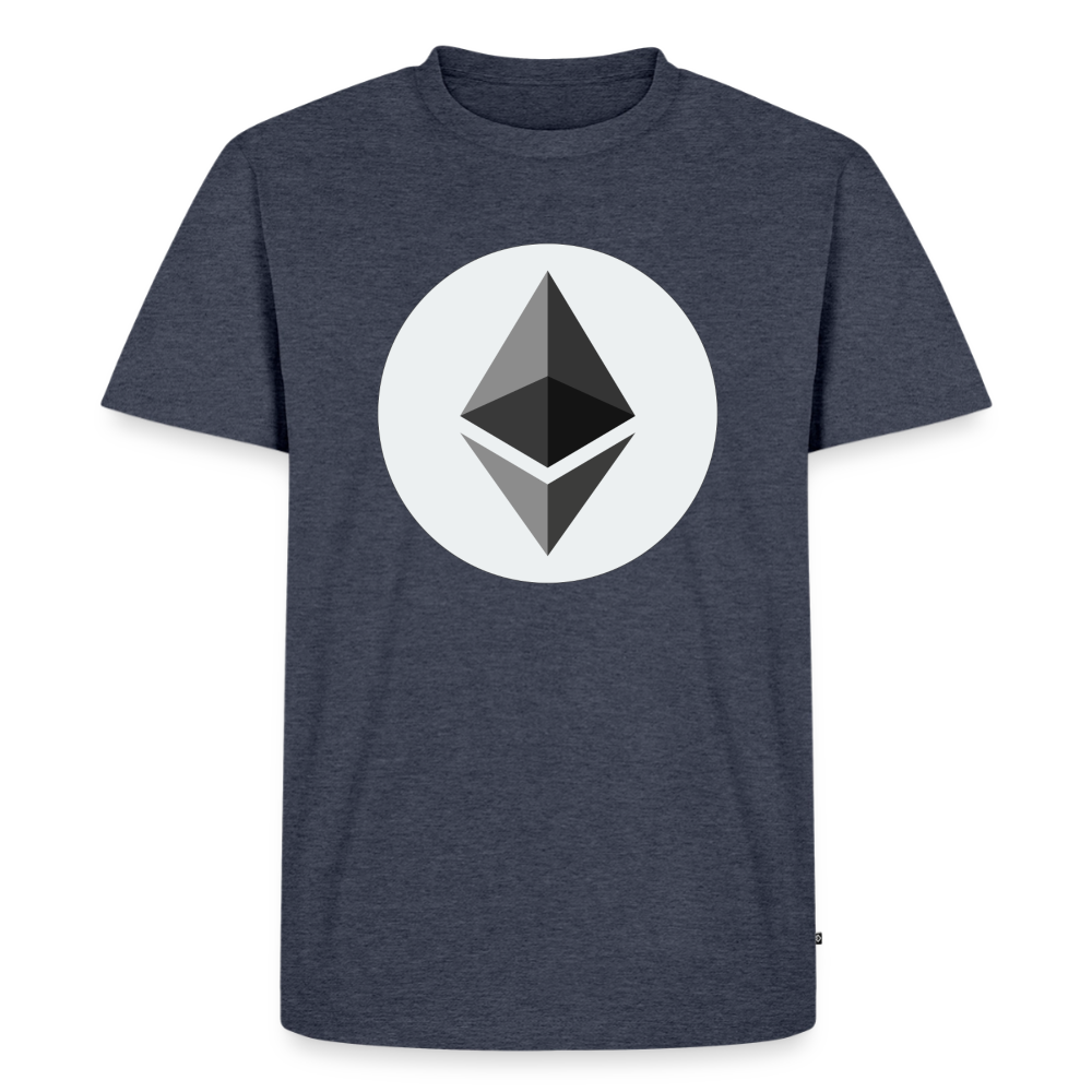 Ethereum Logo (Original) - Herren T-Shirt Premium - Jeansblau 