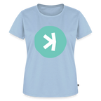 Kaspa Logo hell (Original) - Damen T-Shirt Premium - Hellblau