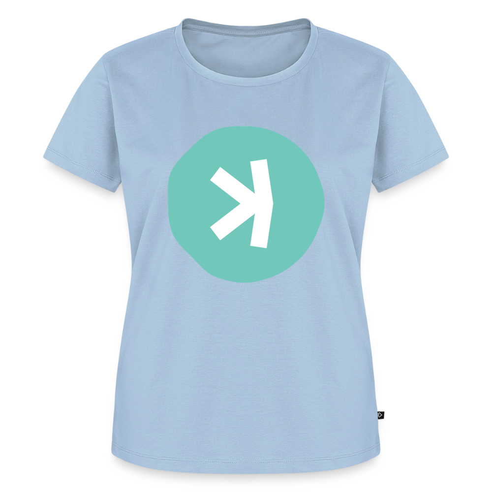 Kaspa Logo hell (Original) - Damen T-Shirt Premium - Hellblau