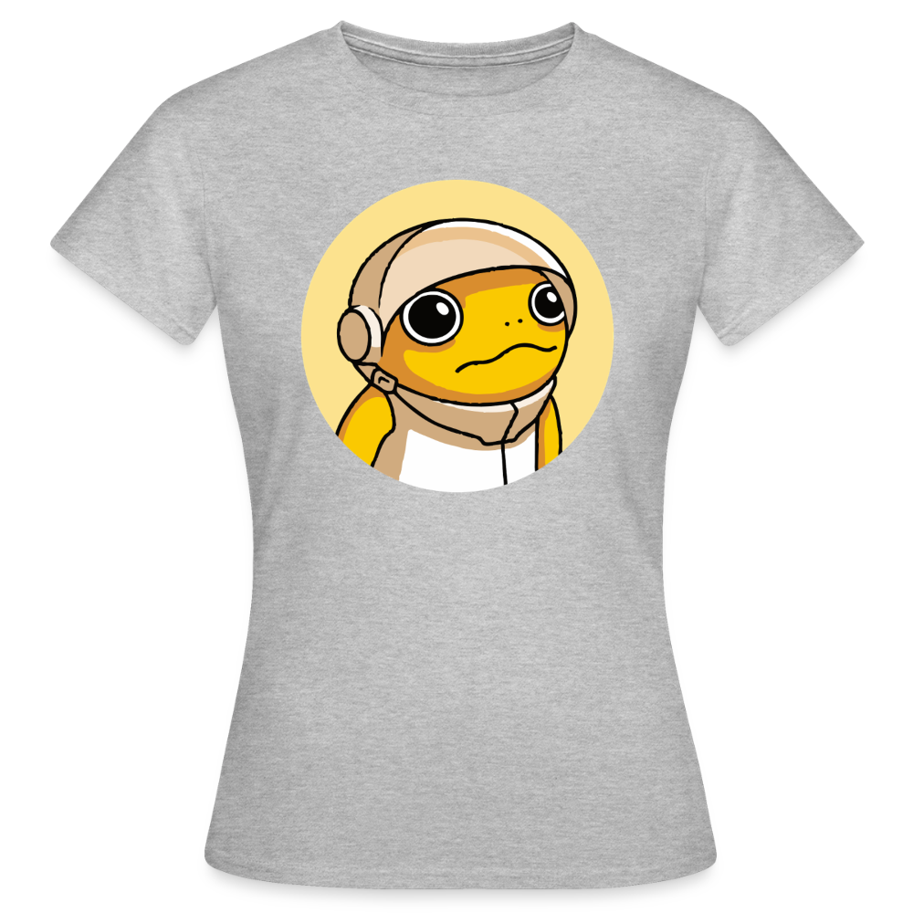 Turbo Logo (Original) - Damen T-Shirt - Grau meliert