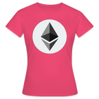 Ethereum Logo (Original) - Damen T-Shirt - Azalea