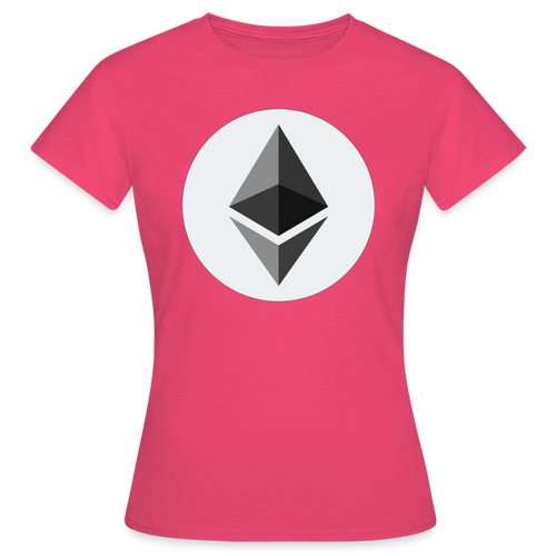 Ethereum Logo (Original) - Damen T-Shirt - Azalea