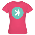 Kaspa Logo hell (Original) - Damen T-Shirt - Azalea