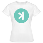 Kaspa Logo hell (Original) - Damen T-Shirt - Weiß